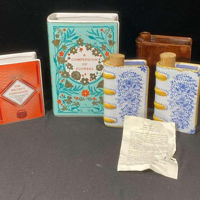 Ceramic Book Art Vases