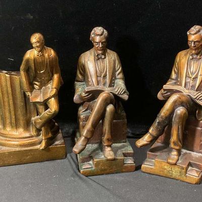Abraham Lincoln Bookends 