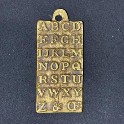 Vintage Alphabet Horn Book