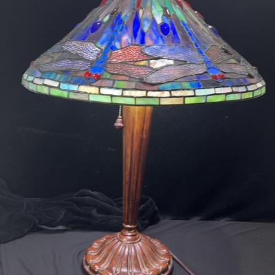 Tiffany Style Dragonfly Lamp