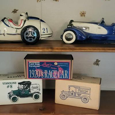 Ezra Brooks Race Car Decanters + (BR1)