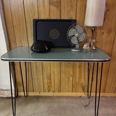 Retro Hairpin Console Table + (B)
