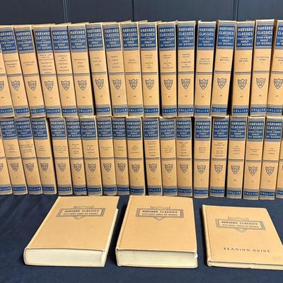 Vintage Harvard Classics Five-Foot Shelf of Books Lot (B)
