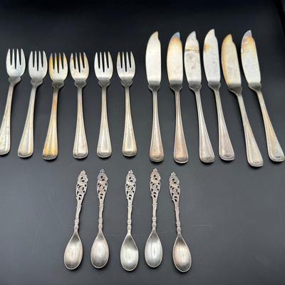 Dutch GERO 90 Silverplate Flatware Set | 1950s Vintage | 19 Pieces