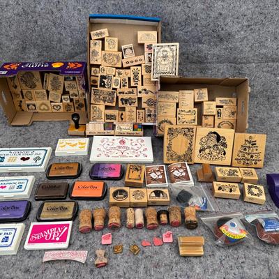 Rubber Stamp Collection | PSX, Stampin’ Up, Ink Pads, Holiday & Decorative Themes