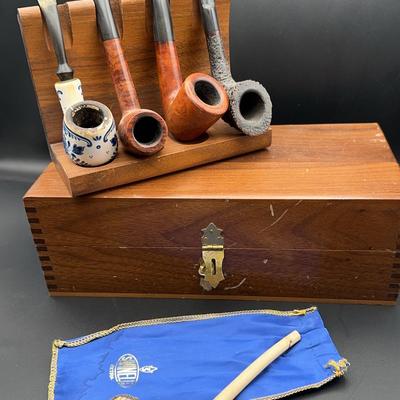 Vintage Tobacco Pipe Collection | Meerschaum, Delft, Briar | Possibly Owned by Bram van der Stok