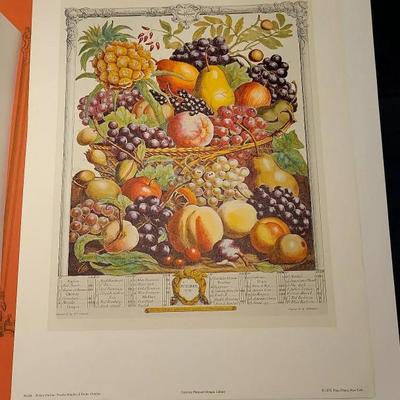 Sale Photo Thumbnail #247: VINTAGE COLONIAL WILLIAMSBURG ROBERT FURBER FRUIT & FLOWER PRINTS