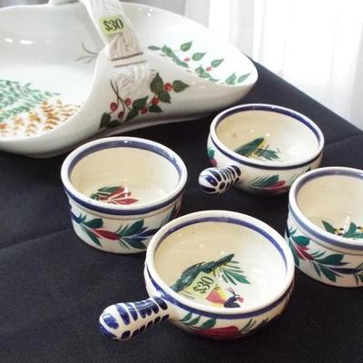FRENCH QUIMPER POTTERY