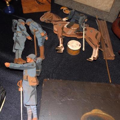 Sale Photo Thumbnail #182: PAPER CIVIL WAR SOLDIER CUT OUTS