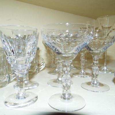 PRESSED AND CUT GLASSWARE AND CRYSTAL