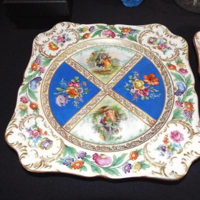 ROYAL BAVARIAN SCHUMANN DRESDEN PLATES