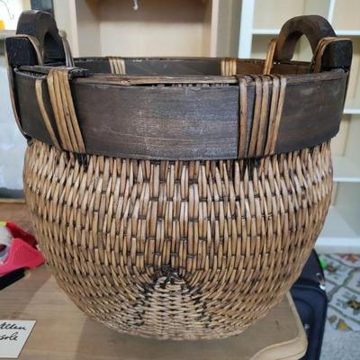 Chinese Woven Willow Basket