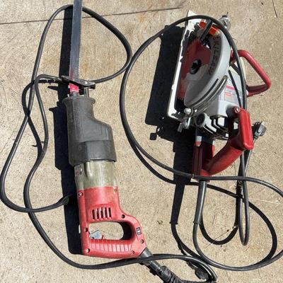 MAG 77 Skilsaw & Milwaukee Super Sawzall
