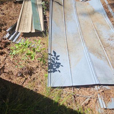 Metal Roofing Pieces