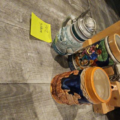 Lot Of 3 Steins