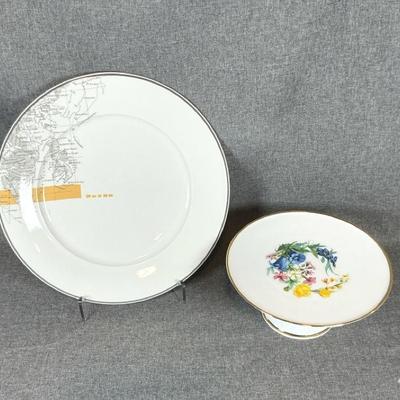 Plate And Cake Stand