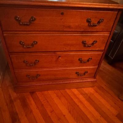 Hooker filing cabinet 