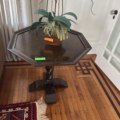 Antique octagon table