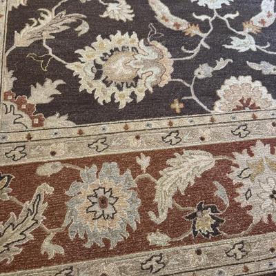 Custom 9by 12 rug from revival boutique in Chattanooga. Neutral tones 