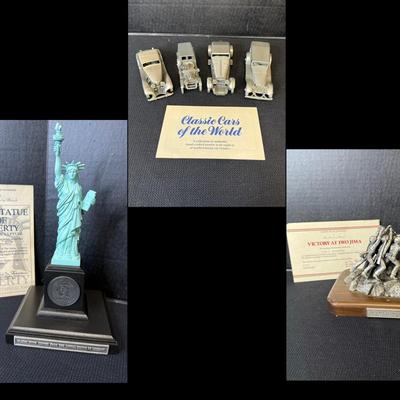 Pewter Historical Collectibles From The Danbury Mint 