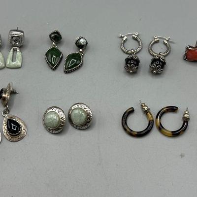 Carolyn Pollack, Judith Ripka And More Sterling And Stone Earrings 