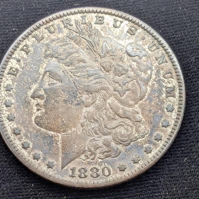 1880-O Morgan Silver Dollar