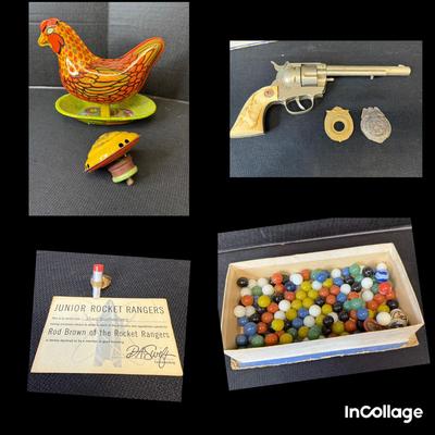  Collection Of Vintage Mid Century Toys 