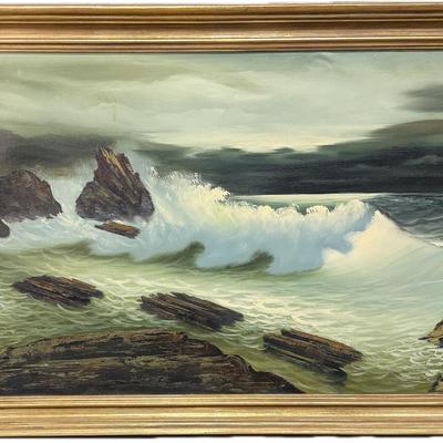 Large Scale Original oil painting Ocean