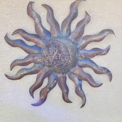 Sun & Moon Outdoor Wall Hanging 