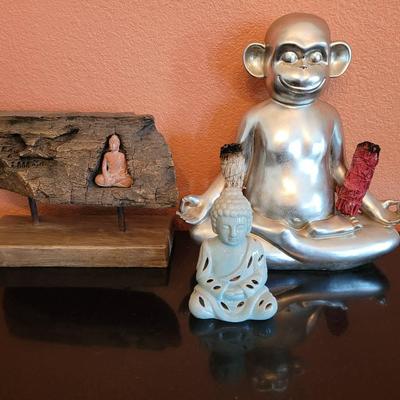 Two Buddhas & Yoga Monkey