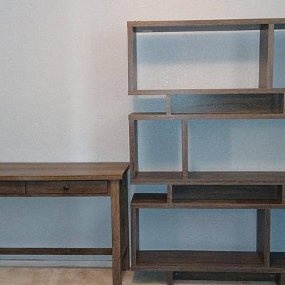 Desk And Bookcase