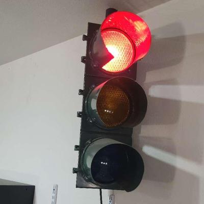 Vintage Traffic Light Decorative Piece