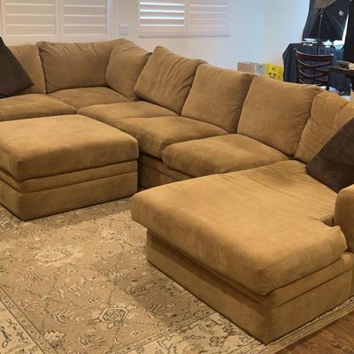 Extra Large Four Piece Sectional Sofa