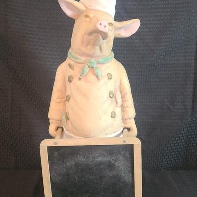 Ceramic Pig Statue 