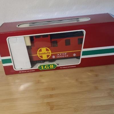 LGB 43714 Santa Fe Caboose Red