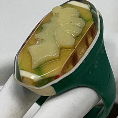 1930s Rare Celloloid Ring
