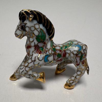 Mini Cloisonné Horse