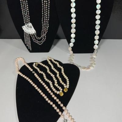 Coin Pearl Strand & Other Pearl Necklaces