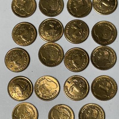 1978 Miniature Brass S African Krugerands