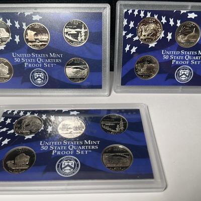 U.S. Mint 50 State Quarters Proof Set 2005 x 2 & 2004