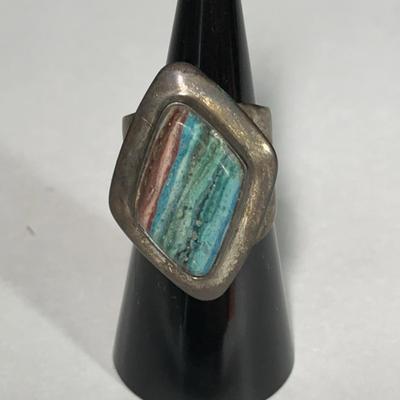 Casilica Stone And Sterling DT Ring