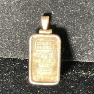 Credit Suisse 5g Fine Silver Pendant