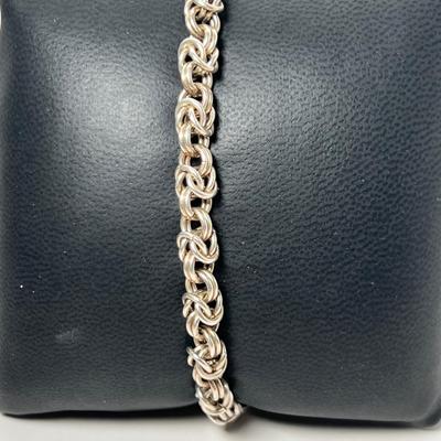 Sterling Silver Byzantine Bracelet
