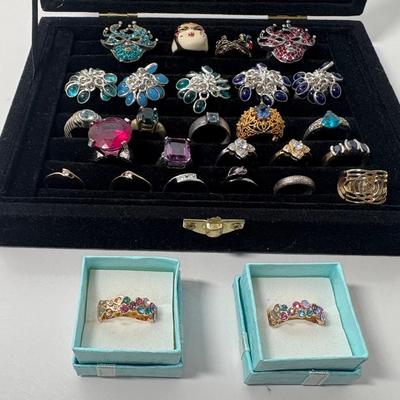 Put a Ring on Every Mood – Sparkle in Silver Tones, Gold Tones & Rhinestones In Every Hue!