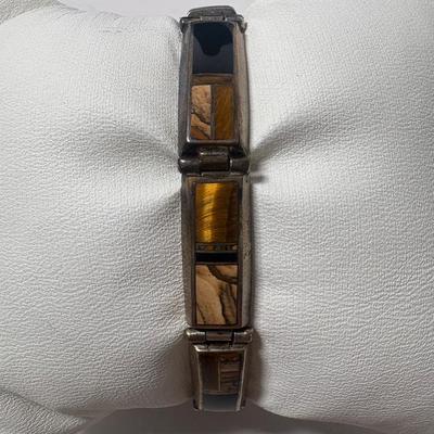 Supersmith "Native Earth" David Rosales Native American Sterling Bracelet