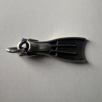 James Avery Retired Sterling Swimmer’s Fin Charm