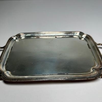 Small Antique Sterling Tray 