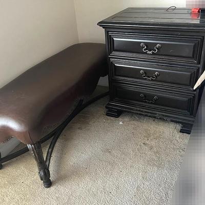 Universal Furniture Night Stand And Bench