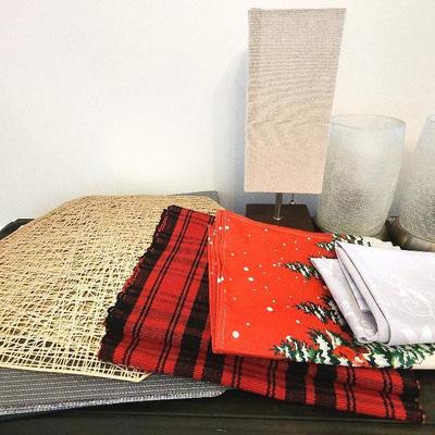 Table Lamps and Placemats/Table Covers