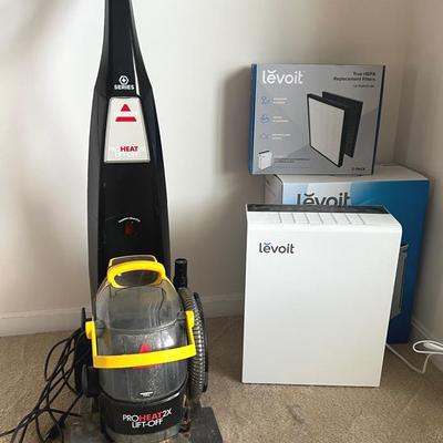 Lěvoit Air Purifier, Filters & Bissel Pro Heat Vacuum